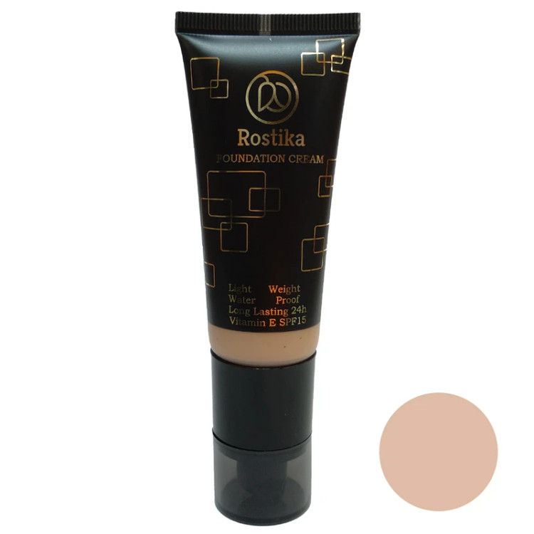 کرم پودر تیوپی روستیکا 35 میل 24 ساعت spf15