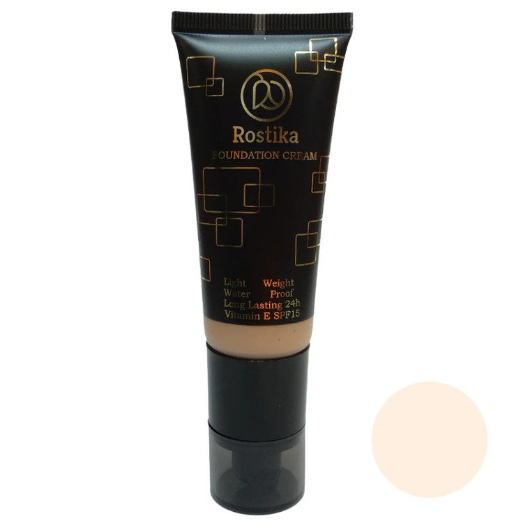 کرم پودر تیوپی روستیکا 35 میل 24 ساعت spf15